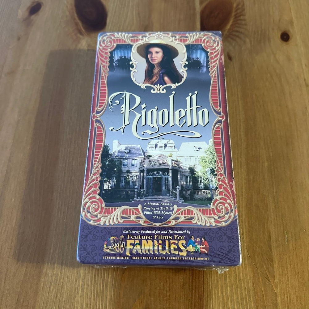 New Sealed Rigoletto VHS Movie Feature Films For Families Musical Fantasy